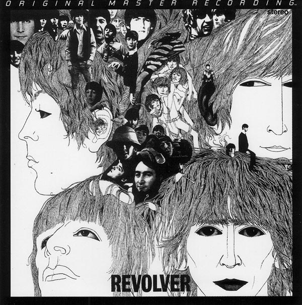 The Beatles Revolver album cover artwork